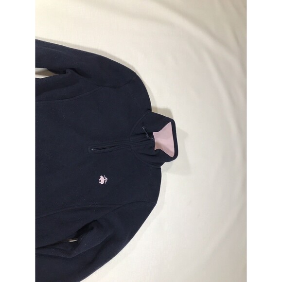 Brooks Brothers 346 Womens 3/4 Zip Pullover Navy Blue Size Medium - Picture 3 of 8